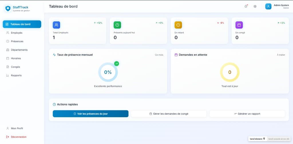 Système de Pointage des Employés